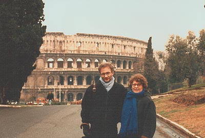 Foto af Colosseo set fra Parco Oppio