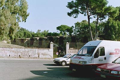 Hovedindgangen til Palazzo Brancaccio på Via Merulana nr.250
