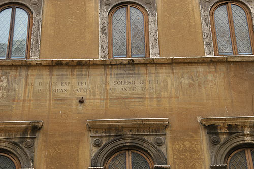 Palazzetto Sander i Via di Santa Maria dell'Anima i Rom