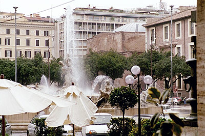 Piazza della Repubblica med Fontana delle Naiadi