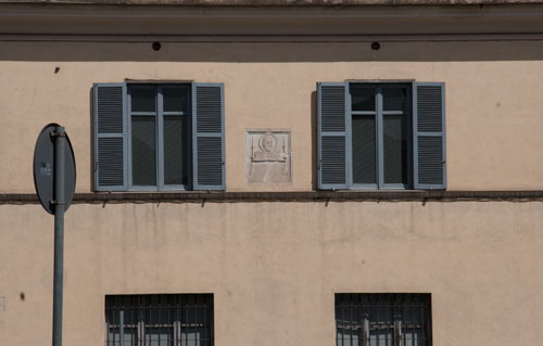 Gamle huse ved Piazza di San Giovanni in Laterano