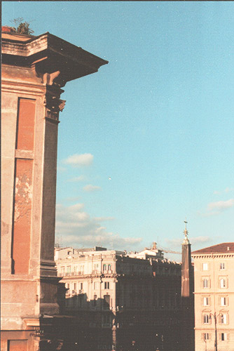 Piazza dell'Esquilino med Palazzo Giolitti på hjørnet af Via Cavour og Via Torino
