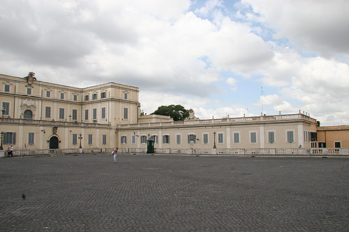 Scuderie del Quirinale og Piazza del Quirinale 