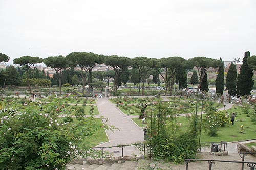 Foto fra Roseto di Roma stierne gengiver den jødiske syvarmede lysestage