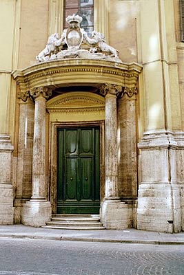 Portalen fra Kirken San Paolo Primo Eremita