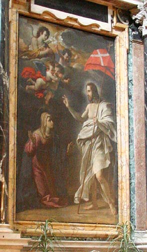 Foto af Kirken Santa Rita, tidligere Santa Maria delle Vergini:altertavlen på venstre sidealter