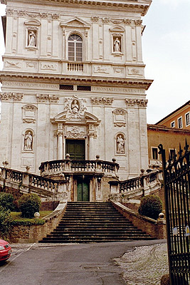 Kirken Santi Domenico e Sisto, facade