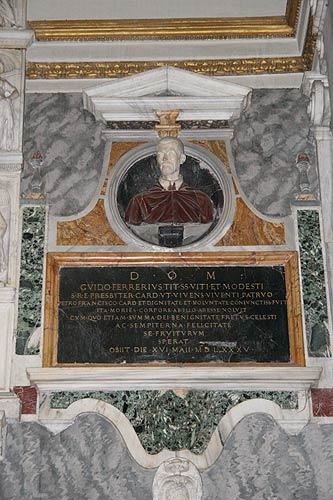 Gravmæle for Kardinal Guido Luca Ferrero i Kirken Santa Maria Maggiore