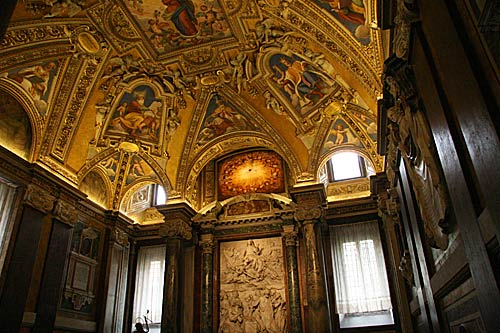 Dåbskapellet (Battistero), 1. kapel i højre side, med altertavle af Pietro Bernini