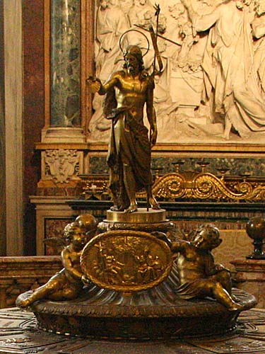 Dåbskapellet (Battistero), 1. kapel i højre side med altertavle af Pietro Bernini