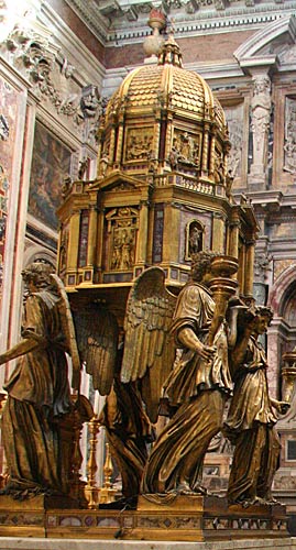 Cappella Sistina i Kirken Santa Maria Maggiore: alteret