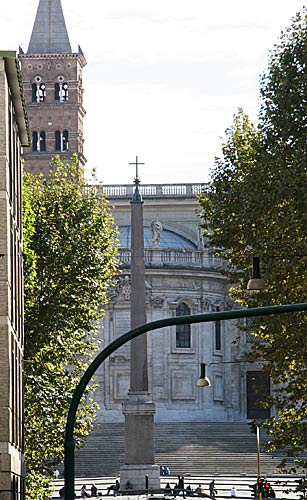 Foto af Kirken Santa Maria Maggiore: kampanile og apsis. Cop.Leif Larsson