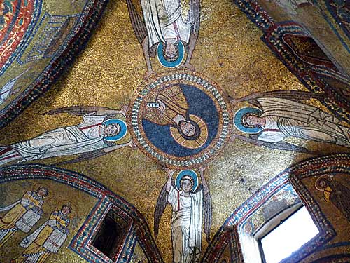 Loftmosaikken i Cappella di San Zenone. cop.Bo	Lundin