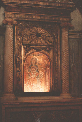 Madonna-mosaik i Cappella di San Zenone. cop.Leif Larsson