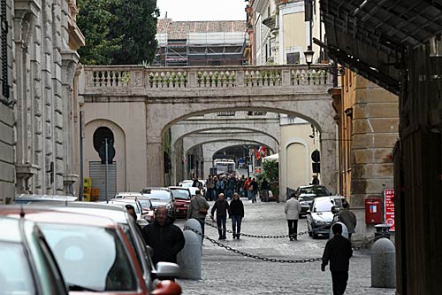 Piazza della Pilotta med Università Gregoriana til venstre