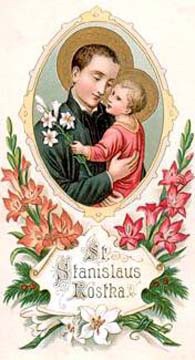 Santo Stanislao Kostka. cop.Santiebeati