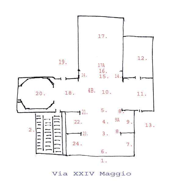 Plan over San Silvestro al Quirinale