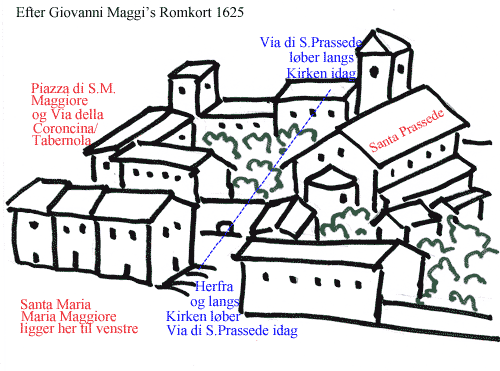 efter Giovanni Maggi's Romkort 1625