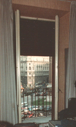 Piazza dell'Esquilino med Palazzo Giolitti på hjørnet af Via Cavour og Via Torino