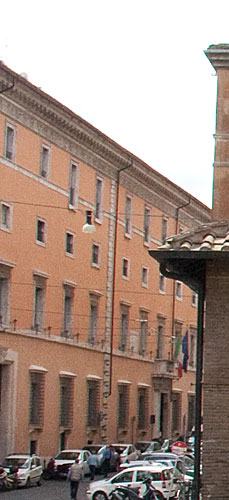 Via Paganica med Palazzo Mattei di Paganica. - cop. Leif Larsson