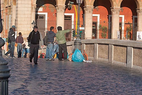 Udsigt mod Ospizio dei Mendicanti fra Ponte Sisto - cop.Leif Larsson