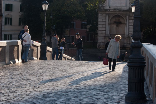 Udsigt mod Piazza Trilussa fra Ponte Sisto - cop.Leif Larsson