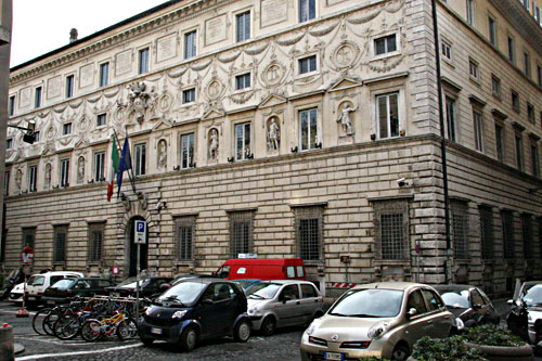 Palazzo Spada p Piazza Capo di Ferro. foto cop.: Leif Larsson