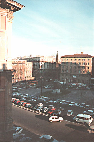 Piazza dell'Esquilino mod Via Cavour og Via Torino