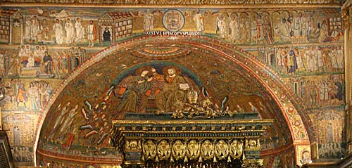Presbyterium og Apsis