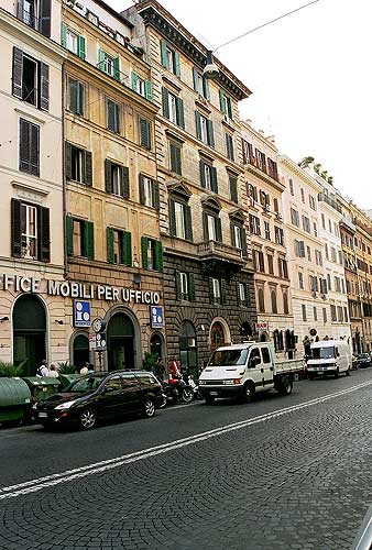 Østsiden af Via Cavour